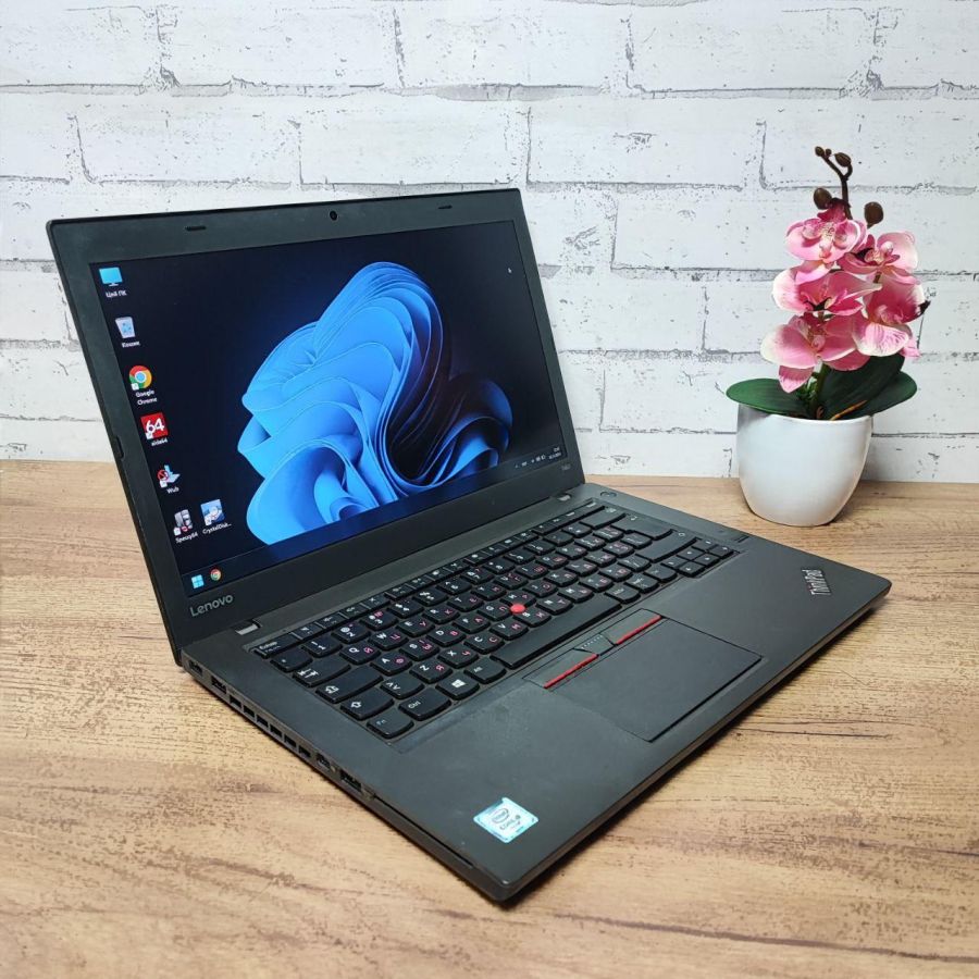 Ноутбук Б/В Lenovo T460, Intel Core i5-6200U, DDR3 8 GB, SSD 128GB, 14" Full HD