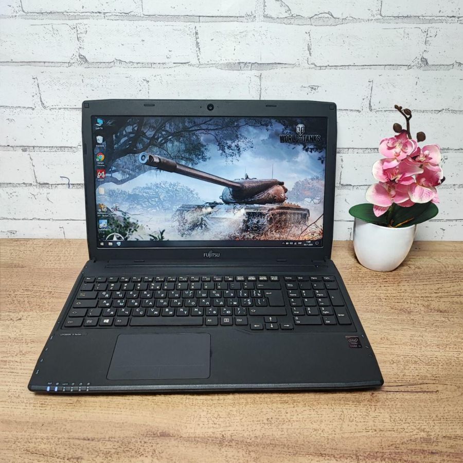 Ноутбук Б/В Fujitsu A514, Intel Core i3-4005U, DDR3 8 GB, SSD 128GB, 15.6" HD