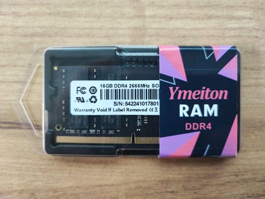 Б/В Оперативна пам'ять для Ноутбук Ymeiton DDR4 16 GB 2666MHz 1.2V NEW