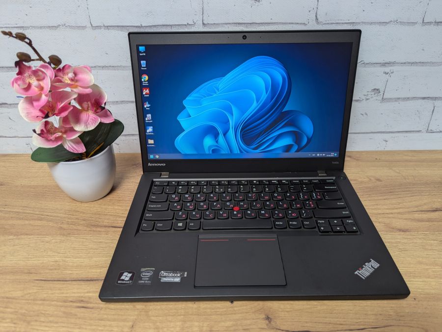 Уцінка! Ноутбук Б/В Lenovo ThinkPad T440S, Intel Core i5-4300U, DDR3 8 GB, SSD 128GB, 14" HD