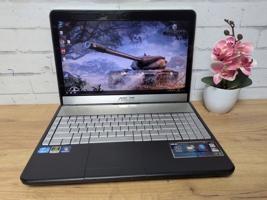 Ноутбук Б/В ASUS N55S, Intel Core i7-2630QM, DDR3, SSD 512GB, GT 555M 2Gb, 15.6"