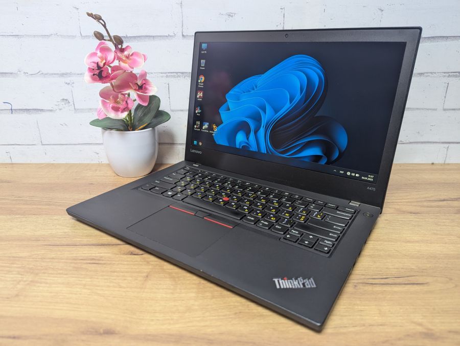 Ноутбук Б/В Lenovo A475, Intel Core i5-6200U, DDR4, SSD 128GB, 14" Full HD Сенсор