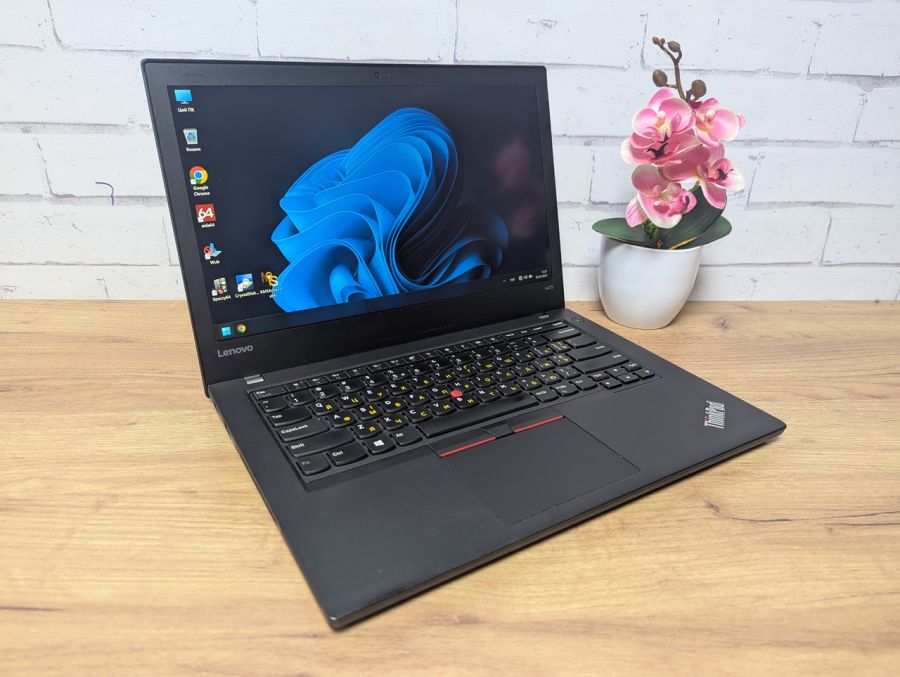 Ноутбук Б/В Lenovo A475, Intel Core i5-6200U, DDR4, SSD 128GB, 14" Full HD Сенсор
