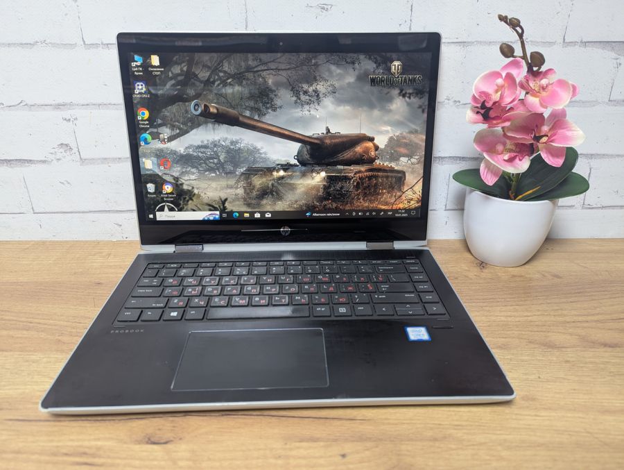 Ноутбук Б/В HP ProBook X360 440 G1, Intel Core i5-8250U, DDR4 16 GB, SSD 256GB, 14" Full HD Сенсор