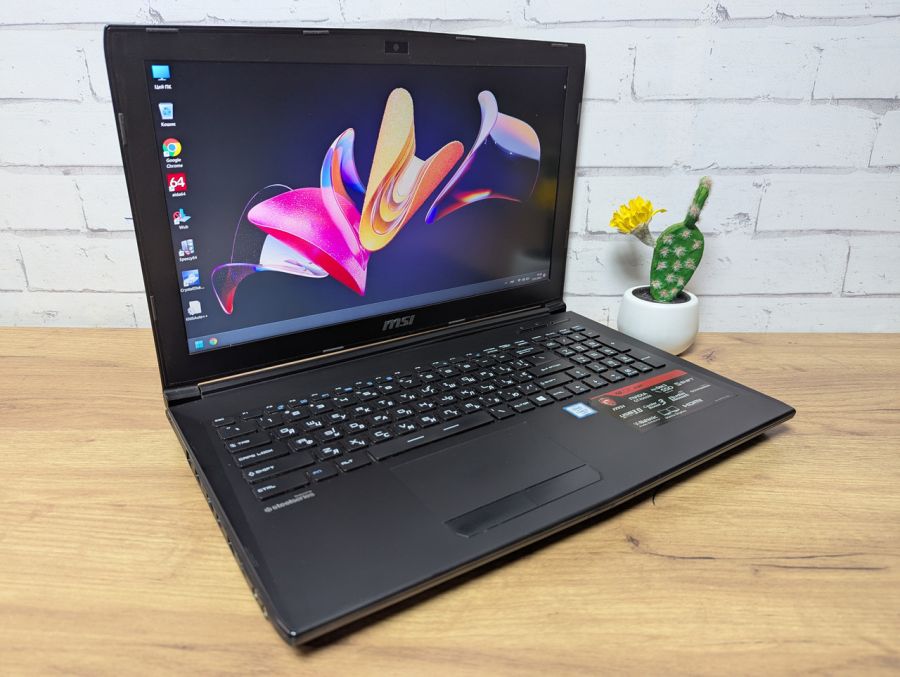 Ноутбук Б/В MSI MS-16J5, Intel Core i7-6700HQ, DDR3 16 GB, HDD 931GB + SSD 256GB, GTX 960M 2Gb, 15.6" Full HD