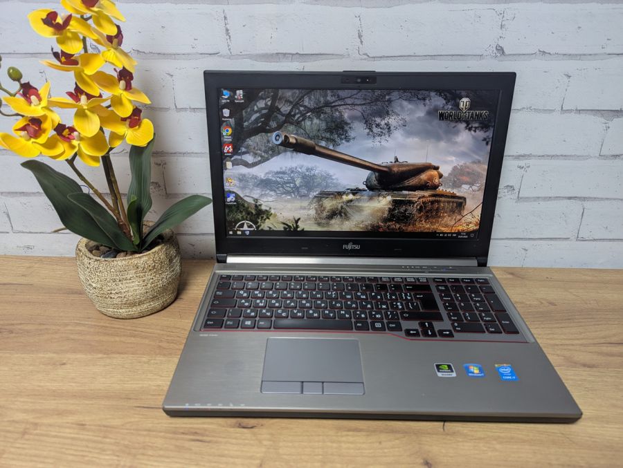 Уцінка! Ноутбук Б/В Fufitsu H730, Intel Core i7-4810QM, DDR3 24 GB, SSD 256GB, NVIDIA Quadro K510M 1Gb, 15.6" Full HD