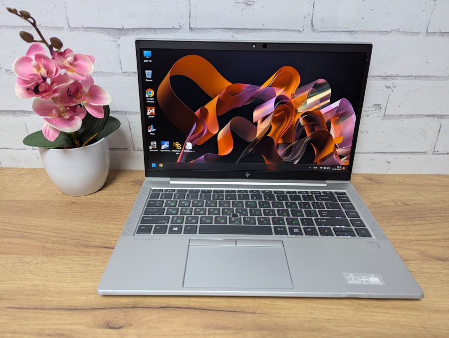 Ноутбук Б/В HP EliteBook 845 G8, AMD K19, DDR3 16 GB, SSD 256GB, AMD Radeon Graphics, 14" Full HD