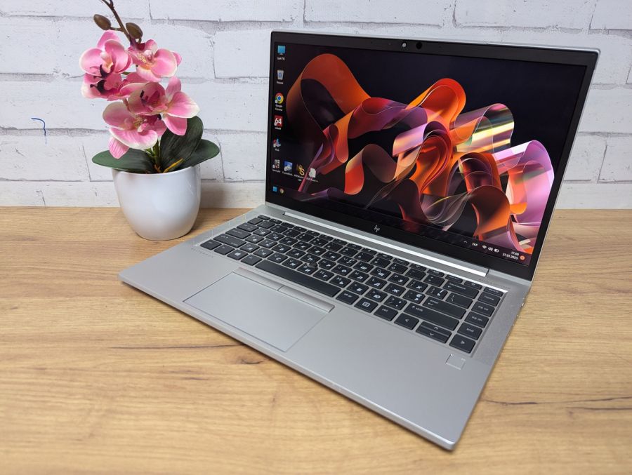 Уцінка! Ноутбук Б/В HP EliteBook 845 G7, AMD Ryzen 5 PRO, DDR4 16 GB, SSD 256GB, AMD Radeon Graphics, 14" Full HD Сенсор