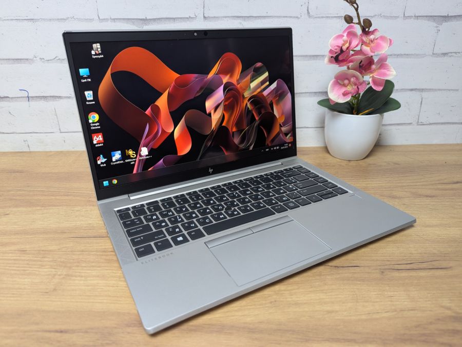 Уцінка! Ноутбук Б/В HP EliteBook 845 G7, AMD Ryzen 5 PRO, DDR4 16 GB, SSD 256GB, AMD Radeon Graphics, 14" Full HD Сенсор
