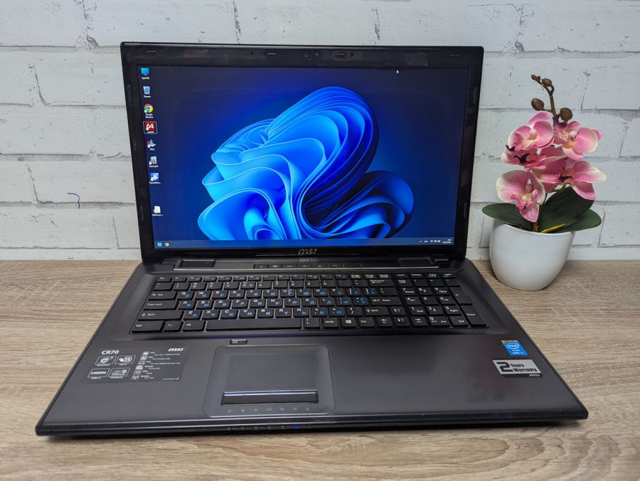 Уцінка! Ноутбук Б/В MSI CR70, Intel Core i3-4000M, DDR3 8 GB, SSD 128GB, 17" Full HD