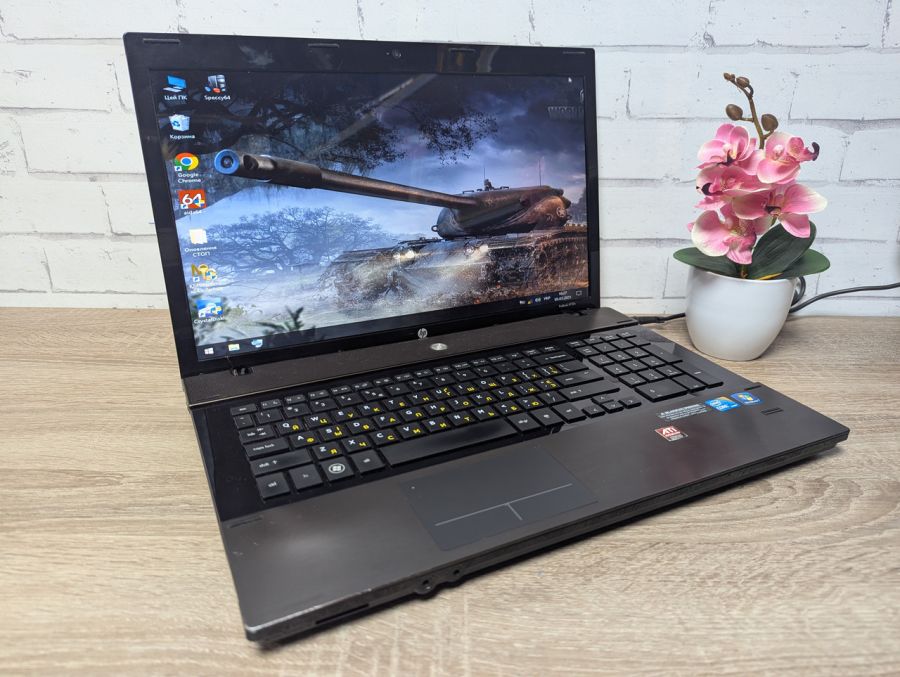Уцінка! Ноутбук Б/В HP ProBook 4720S, Intel Core i3-350M, DDR3 8 GB, SSD 128GB, Radeon HD 4500, 17.3" HD