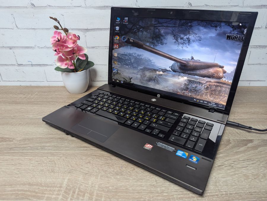 Уцінка! Ноутбук Б/В HP ProBook 4720S, Intel Core i3-350M, DDR3 8 GB, SSD 128GB, Radeon HD 4500, 17.3" HD