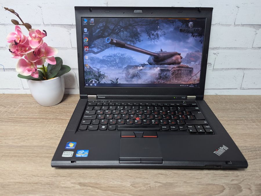 Уцінка! Ноутбук Б/В Lenovo Think Pad T430, Intel Core i5-3320M, DDR3 8 GB, SSD 128GB, 14" HD