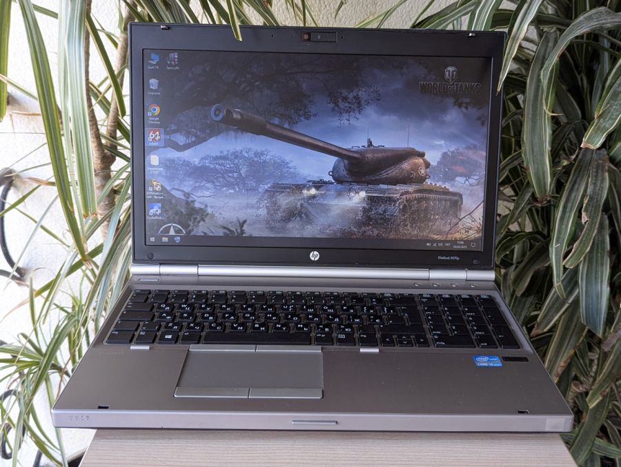 Уцінка! Ноутбук Б/В HP EliteBook 8570P, Intel Core i5-3360M, DDR3 8 GB, SSD 128GB, 15.6" HD