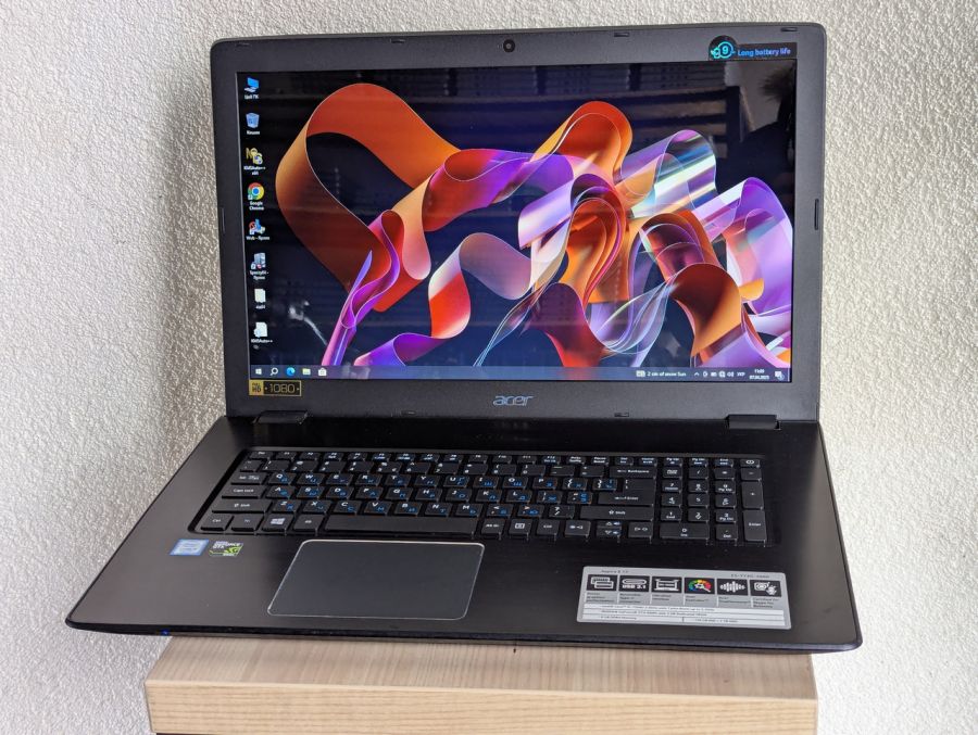 Уцінка! Ноутбук Б/В Acer Aspire E5-774G, Intel Core i5-7200U, DDR4 16 GB, SSD 360GB, GTX 950M 2Gb, 17.3" (1600x900x60Hz)