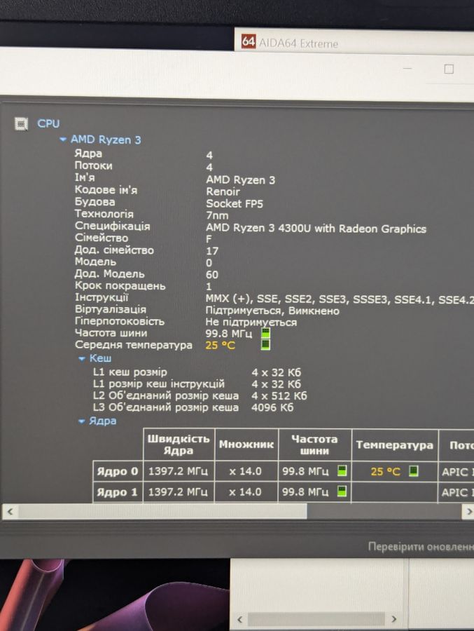 Уцінка! Ноутбук Б/В HP ProBook 445 G7, AMD Ryzen 3 4300U, DDR4 16 GB, SSD 256GB, AMD Radeon Graphics, 14"