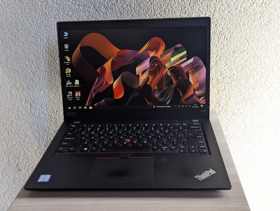 Ноутбук Б/В Lenovo ThinkPad X390, Intel Core i5-8365U, DDR4, SSD 256GB, 13" Full HD Сенсор