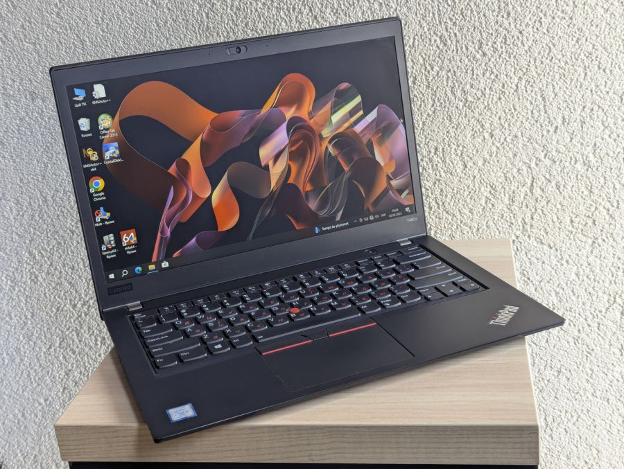 Уцінка! Ноутбук Б/В Lenovo ThinkPad T480S, Intel Core i5-8350U, DDR4 8 GB, SSD 128GB, 14" Full HD