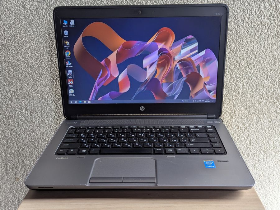 Уцінка! Ноутбук Б/В HP ProBook 640 G1, Intel Core i5-4210M, DDR3 8 GB, SSD 128GB, 14" (1600x900x60Hz)