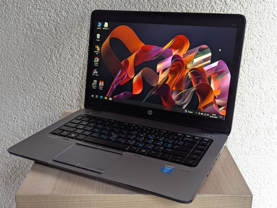 Уцінка! Ноутбук Б/В HP EliteBook 840 G1, Intel Core i7-4600U, DDR3 16 GB, SSD 256GB, 14" Full HD
