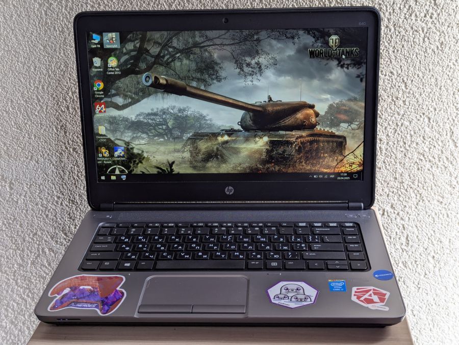 Ноутбук Б/В HP ProBook 640 G1, Intel Core i7-4702MQ, DDR3 16 GB, SSD 128GB, 14" Full HD