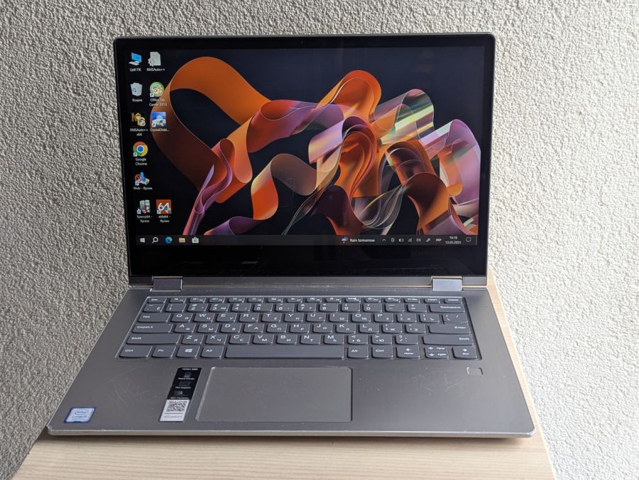 Уцінка! Ноутбук Б/В Lenovo Yoga 530, Intel Core i5-8250U, DDR4 8 GB, SSD 128GB, 14" Full HD Сенсор