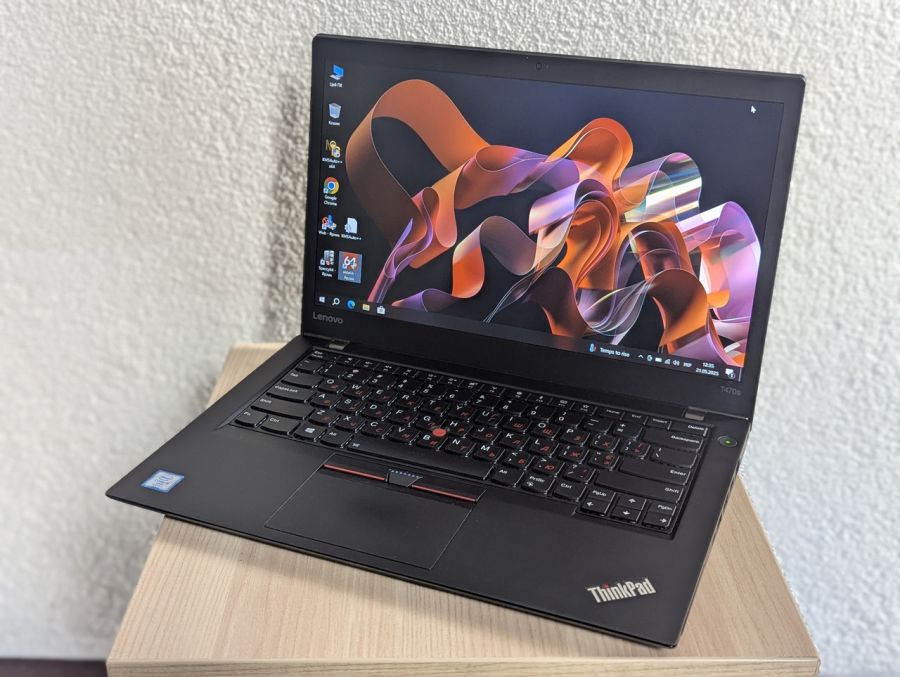 Уцінка! Ноутбук Б/В Lenovo T470S, Intel Core i5-7300U, DDR4 16 GB, SSD 256GB, 14" Full HD