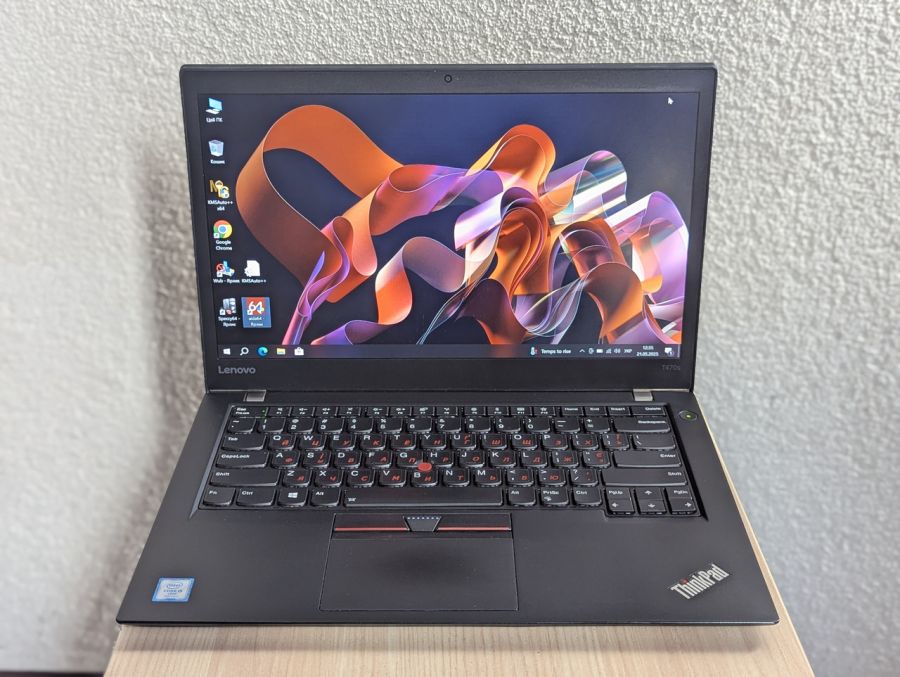 Уцінка! Ноутбук Б/В Lenovo T470S, Intel Core i5-7300U, DDR4 16 GB, SSD 256GB, 14" Full HD