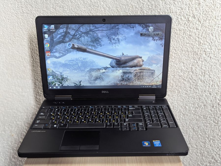 Уцінка! Ноутбук Б/В Dell Latitude E5540, Intel Core i3-4010U, DDR3 8 GB, SSD 128GB, 15.6" HD