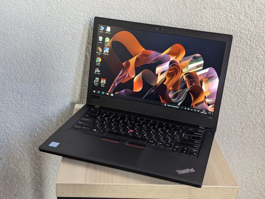 Ноутбук Б/В Lenovo ThinkPad T480, Intel Core i5-8350U, DDR4 8 GB, SSD 128GB, 14" Full HD Сенсор