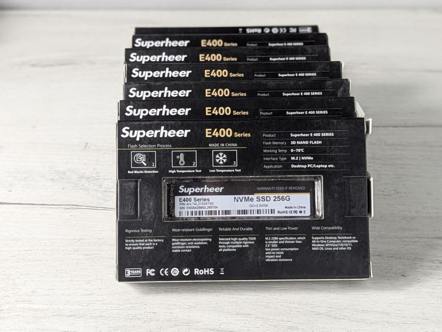 Б/В SSD M2/NVMe Superheer E400 256 Gb