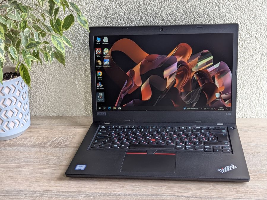 Уцінка! Ноутбук Б/В Lenovo ThinkPad L490, Intel Core i3-8145U, DDR4 8 GB, SSD 256GB, 14" Full HD Сенсор