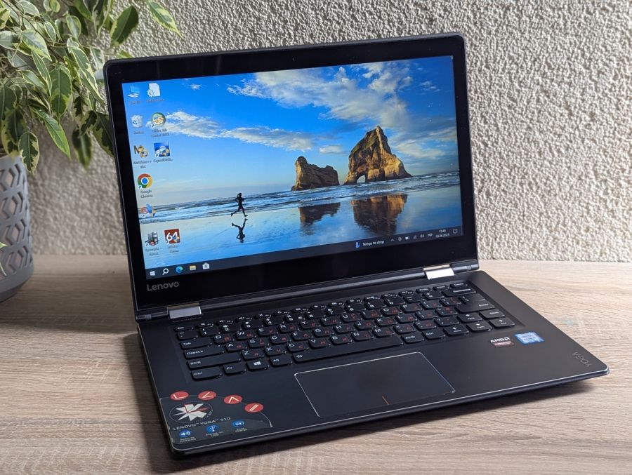 Ноутбук Б/В Lenovo Yoga 510, Intel Core i7-6500U, DDR4 8 GB, SSD 256GB, AMD Radeon R5 M330, 14" Full HD Сенсор
