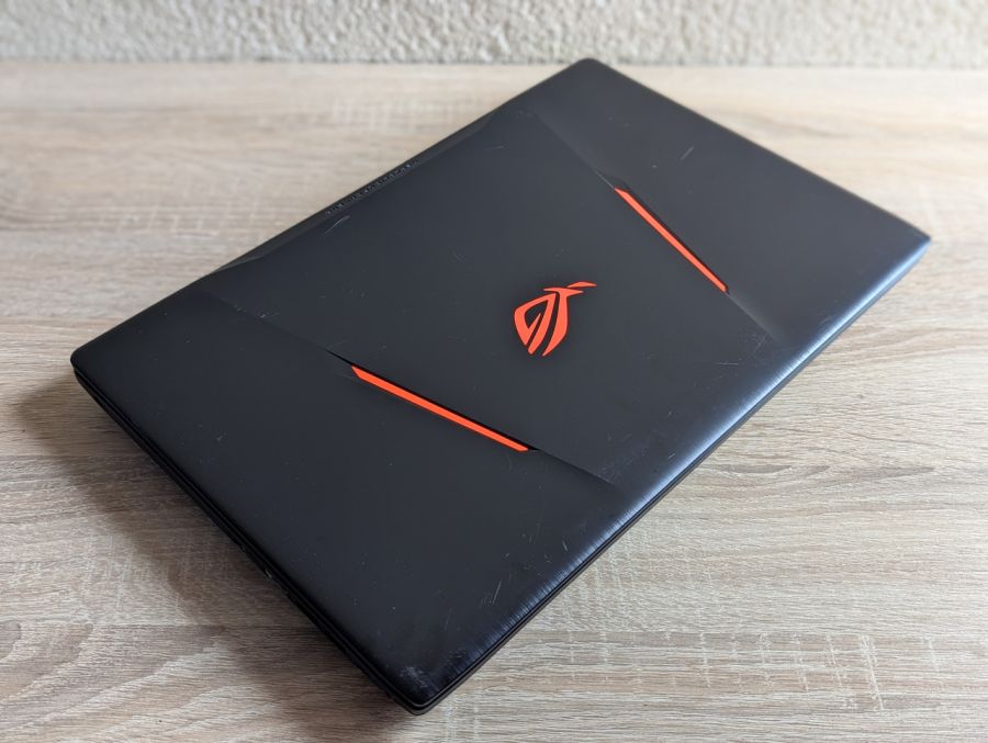 Ноутбук Б/В ASUS Strix GL553VW, Intel Core i7-6700HQ, DDR4 16 GB, SSD 128GB + SSD 1TB, NVIDIA GeForce GTX 960M 2Gb, 15.6" Full HD