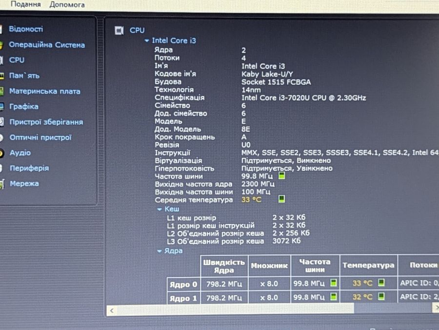 Уцінка! Ноутбук Б/В HP Laptop 15, Intel Core i3-7020U, DDR4 8 GB, SSD 128GB, 15.6" Full HD