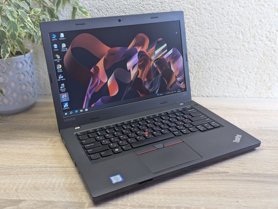 Уцінка! Ноутбук Б/В Lenovo ThinkPad L470, Intel Core i5-6300U, DDR4 8 GB, SSD 128GB, 14" HD