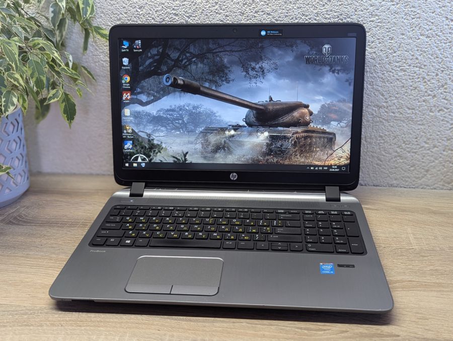 Уцінка! Ноутбук Б/В HP ProBook 450 G2, Intel Core i5-4210U, DDR3 8 GB, SSD 128GB, 15.6" HD