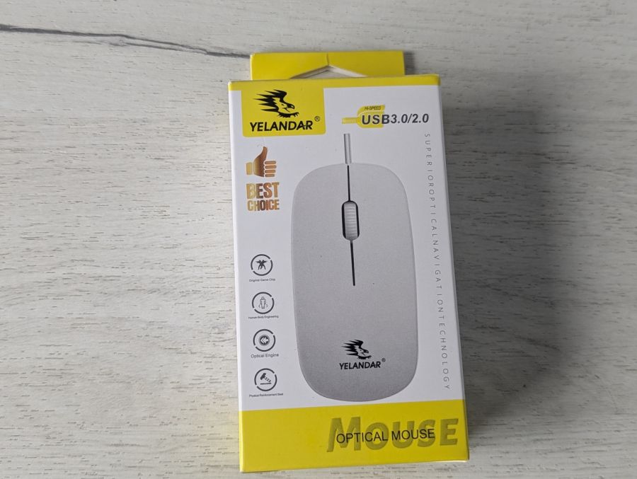 Новий Мышка Yelandar Optical Mouse