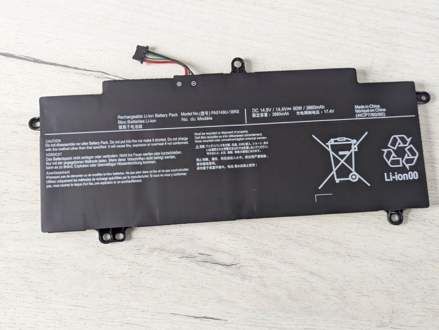 Б/В Нова Акумулятор PA5149U-1BRS для Toshiba Tecra Z40 [ProductHub SKU PA5149U-1BRS]