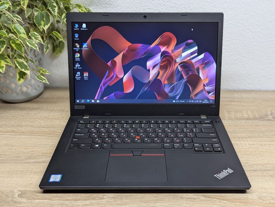 Ноутбук Б/В Lenovo ThinkPad L480, Intel Core i5-8350U, DDR4 16 GB, SSD 256GB, 14" UHD