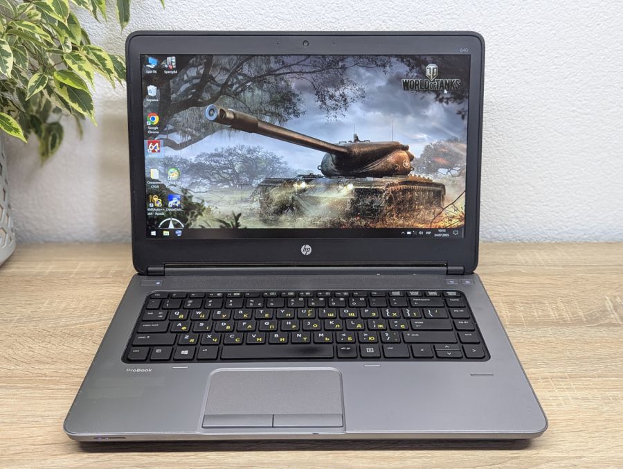Уцінка! Ноутбук Б/В HP ProBook 640 G1, Intel Core i7-4702MQ, DDR3 16 GB, SSD 128GB, 14" Full HD