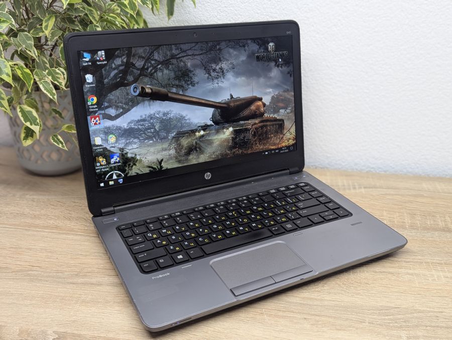 Уцінка! Ноутбук Б/В HP ProBook 640 G1, Intel Core i7-4702MQ, DDR3 16 GB, SSD 128GB, 14" Full HD