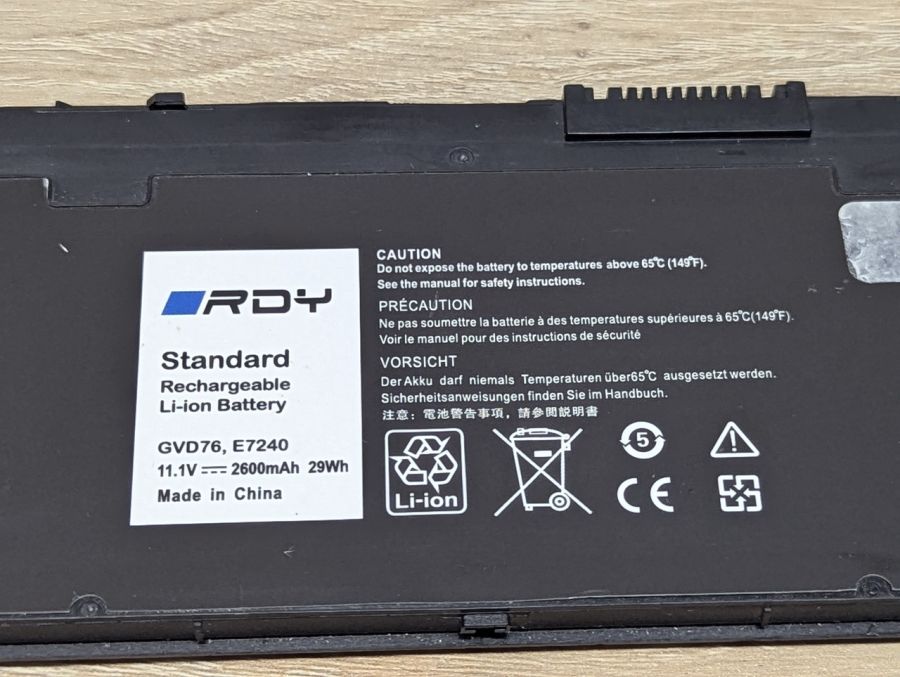 Б/В Акумуляторна батарея RDY GVD76, E7240