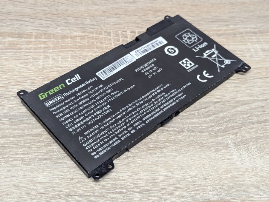 Б/В Акумуляторна батарея Green Cell RR03XL [ProductHub SKU RR03XL-39]