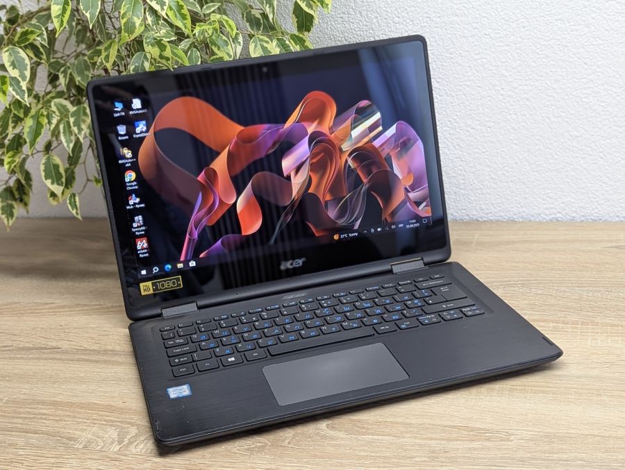 Уцінка! Ноутбук Б/В Acer Spin SP513-51, Intel Core i3-7100U, DDR4 8 GB, SSD 256GB, 14" Full HD Сенсор