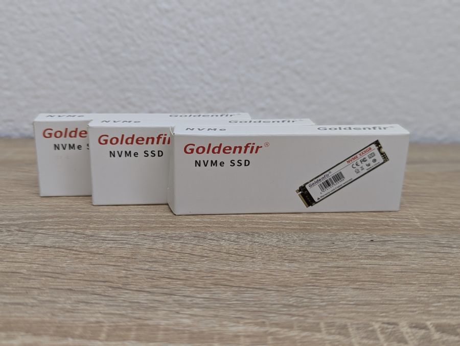 Б/В SSD M.2 NVMe Goldenfir 128 Gb