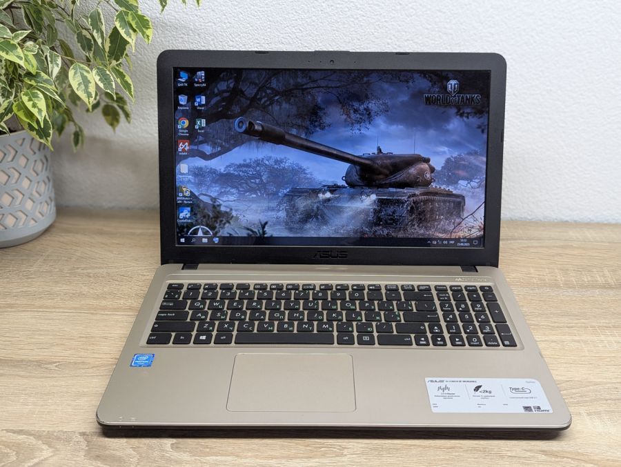 Ноутбук Б/В ASUS X540S, Intel Pentium N3700, DDR3 4 GB, SSD 120GB, 15.6" HD