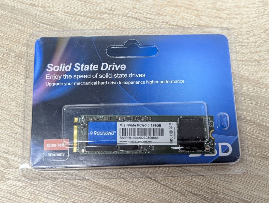 Б/В SSD NVME M.2 Pcle 3.0 Rouhong 128Gb