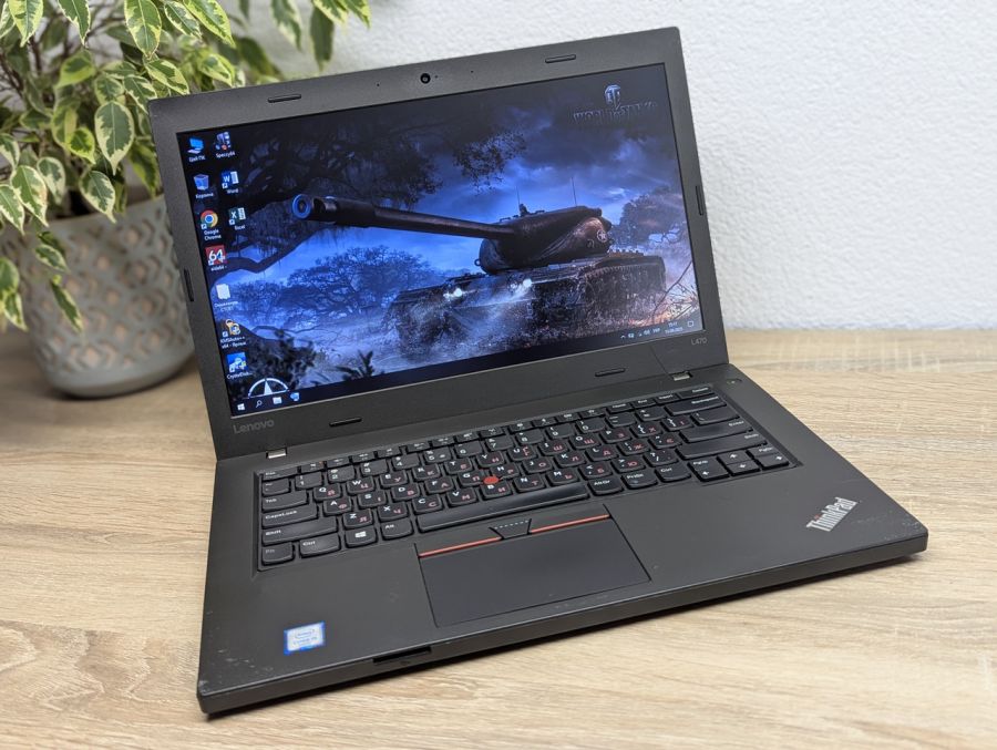 Уцінка! Ноутбук Б/В Lenovo L470, Intel Core i5-6200U, DDR4 8 GB, SSD 128GB, 14" HD