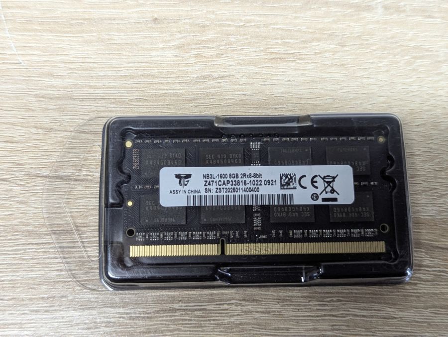 Б/В Оперативна пам'ять для Ноутбука DDR3L 8Gb So-dimm